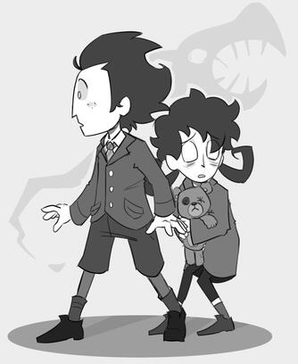 wilson & willow from don't starve